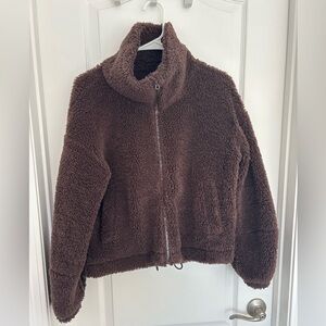 Lululemon Funnel Neck Sherpa Jacket
